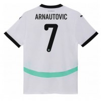 Rakúsko Marko Arnautovic #7 Vonkajší Ženy futbalový dres ME 2024 Krátky Rukáv